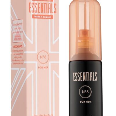 Milton-Lloyd Essentials No 8 - Fragrance for Women - 50ml Eau de Parfum