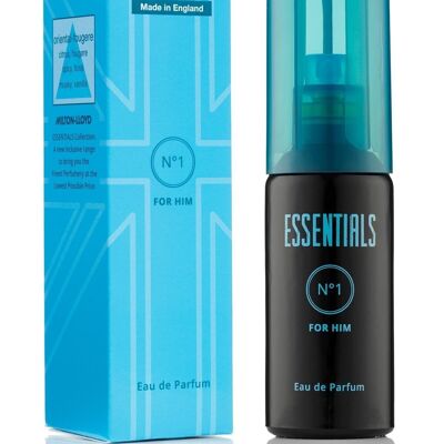 Milton-Lloyd Essentials No 1 - Fragrance for Men - 50ml Eau de Parfum