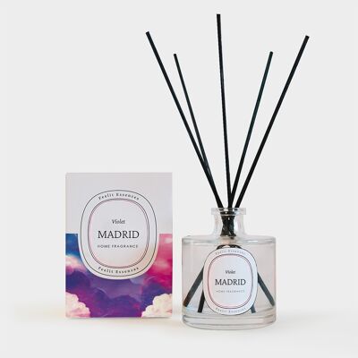 Stick diffuser. Violet scent. Madrid Collection.