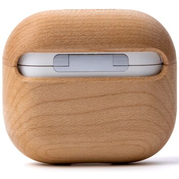 Coque de protection en bois pour AirPods 3 2