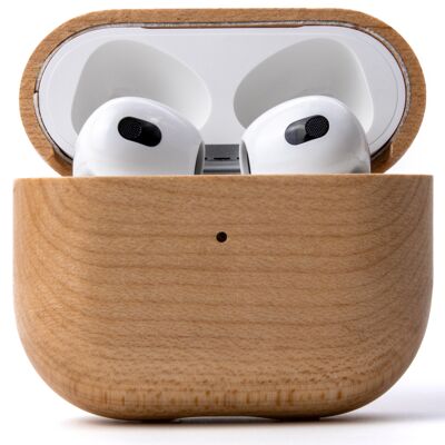Protective wooden case for AirPods 3