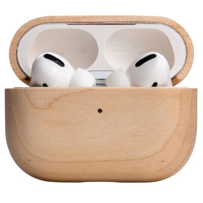 Coque de protection en bois pour AirPods Pro