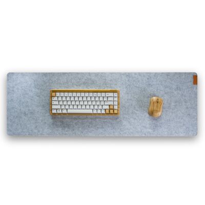 Tapis de bureau XL en feutrine 90x30cm