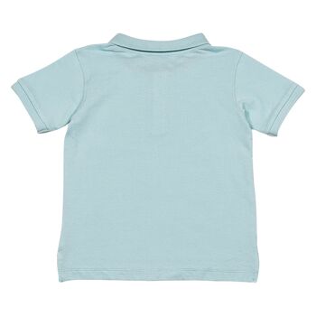 T-shirt Nino Pique Turquoise Clair 3
