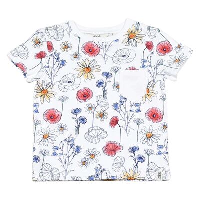 Irvin Tee Fiore bianco