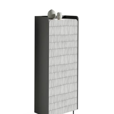 Foss S525 graphite-white silkscreen bamboo