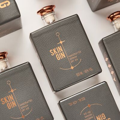 Skin Gin Edición Gris Antracita, 500ml, 42 vol. % alc.