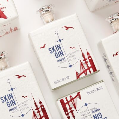 Skin Gin Hamburg White Edition, 500 ml, 42 vol. % alc.