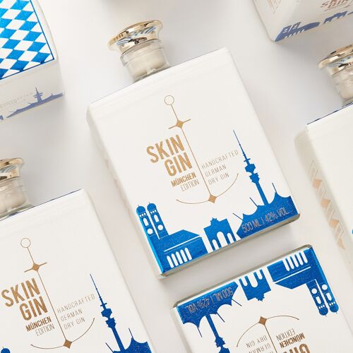Skin Gin München Edition, 500ml, 42 vol. % alc.