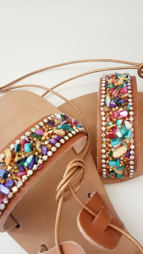 Handmade Leather Sandal : The Bead