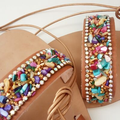 Handmade Leather Sandal : The Bead