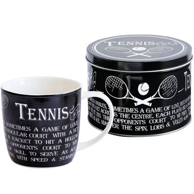 Mug in Tin - Tennis