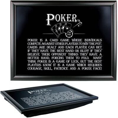 Lap Tray - Poker