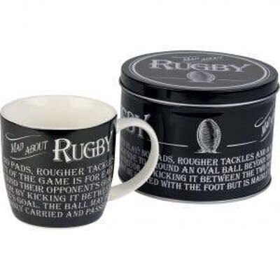Mug in Tin - Rugby