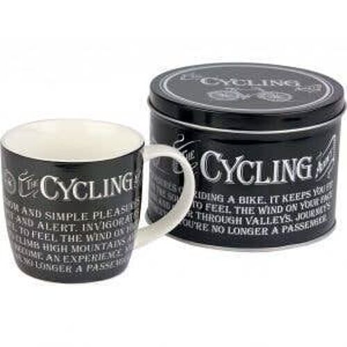 Mug in Tin - Cycling