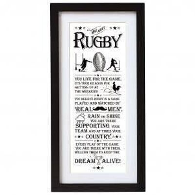 Wall Art - Rugby