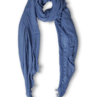 St-Gervais Wool Scarf Blue