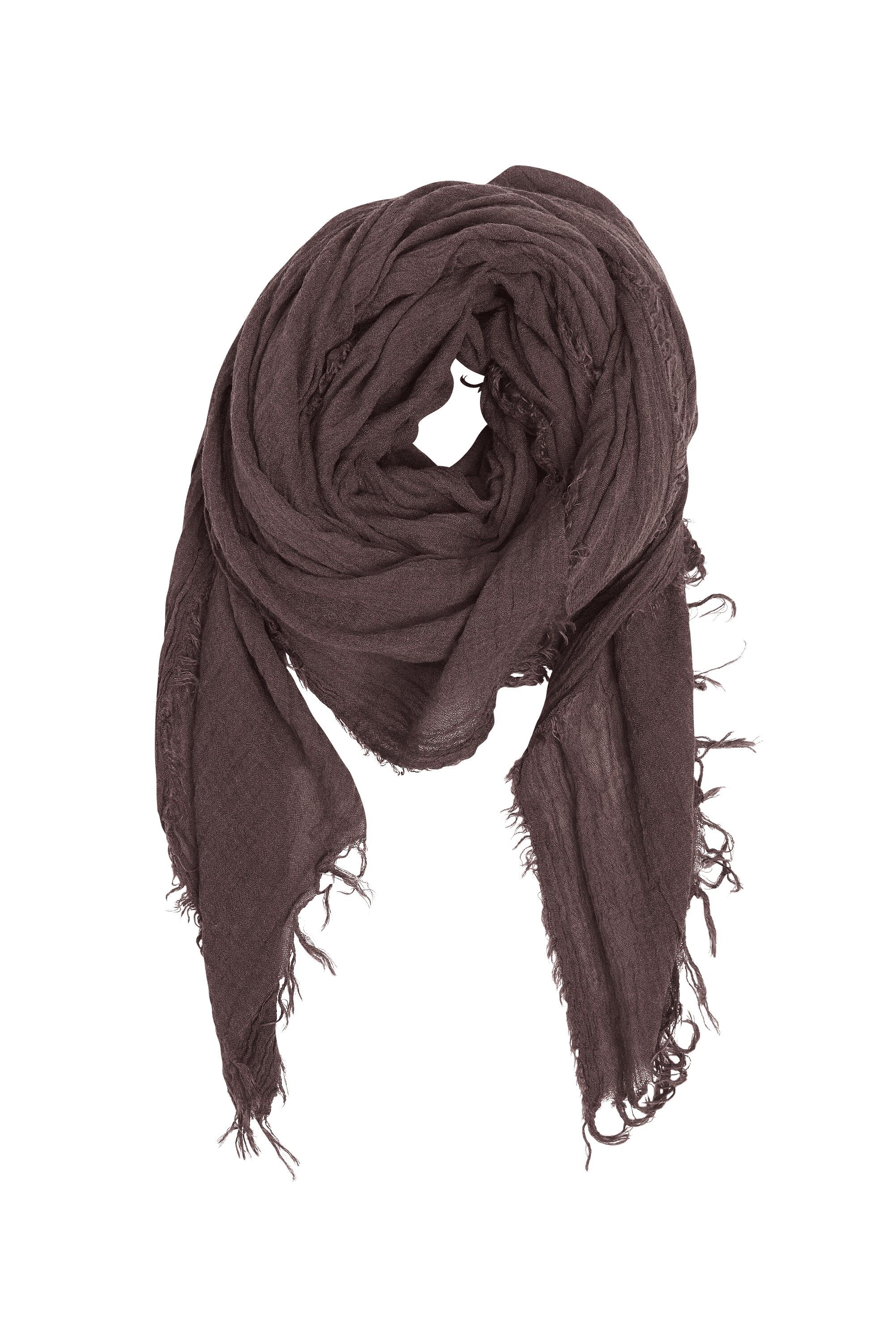 St-Gervais Wollschal Pflaume