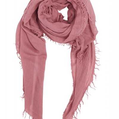 Sciarpa St-Gervais in lana rosa polvere