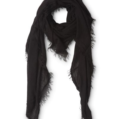St-Gervais Wool Scarf Black