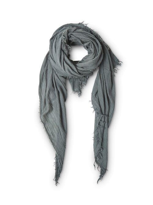 Echarpe Laine St-Gervais Bleu New