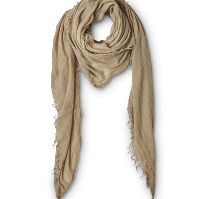 St-Gervais Wool Scarf Beige