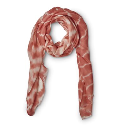Bohemian Salmon Wool Scarf
