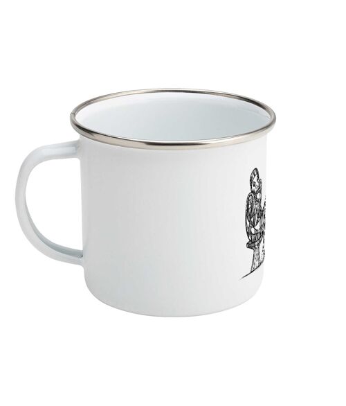 Enamel Mug 10oz Bancu di Considju