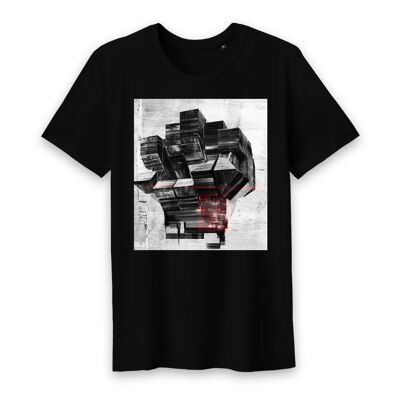 Man Rond Neck T-shirt - Mon di Pindjiguiti Black