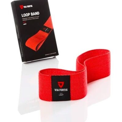 Tissu Loop Band LIGHT (rouge)
