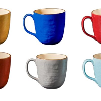 Colored Mugs - Set of 6