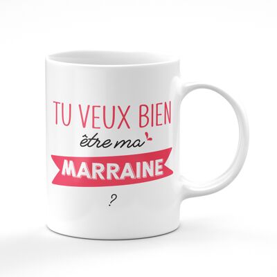 Mug tu veux être ma marraine