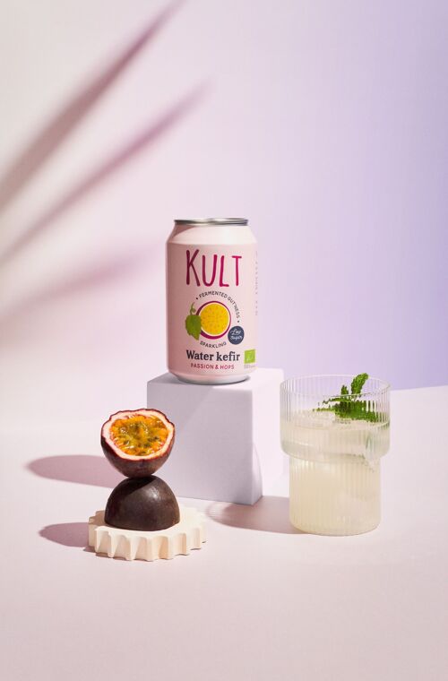 Kult Kefir - Passion & Hops - Organic - 12 x 33 cL