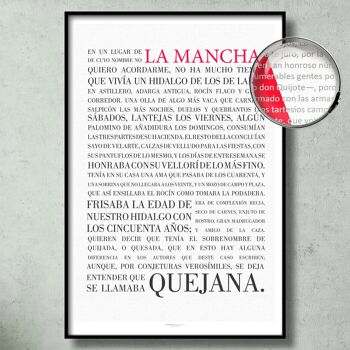 Don Quichotte de la Mancha. Livre entier en une seule feuille 2