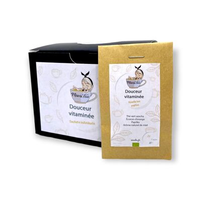 Vitamin sweetness - Individual sachets - Organic green tea