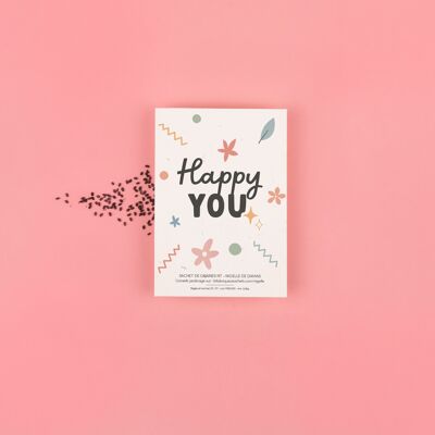 Happy You - Paquete de semillas de Nigella