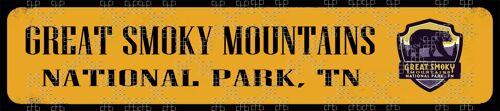 National Park Schild Great Smoky Mountains