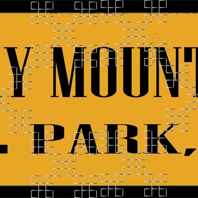 Panneau du parc national des Great Smoky Mountains