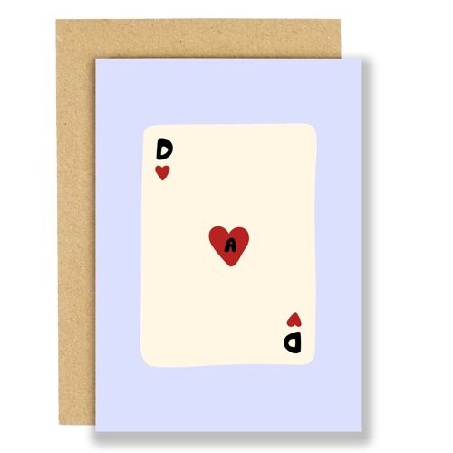 Father's day card- Dad, ace of cards