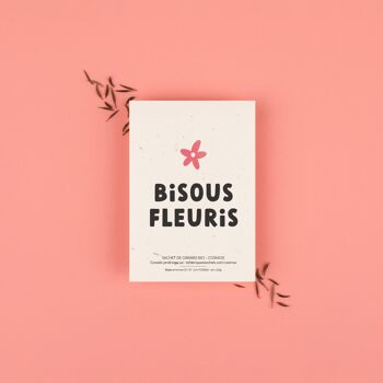 Bisous Fleuris - Sachet de graines de Cosmos 1