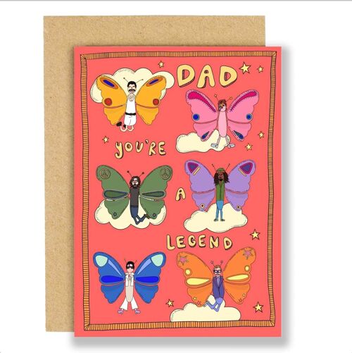 Father's day card - Dad, you're a legend