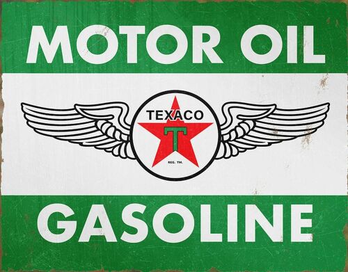 US Blechschild TEXACO Oil and Gas