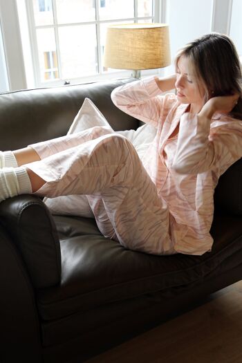 Ensemble pyjama en coton - Tigre en rose 3