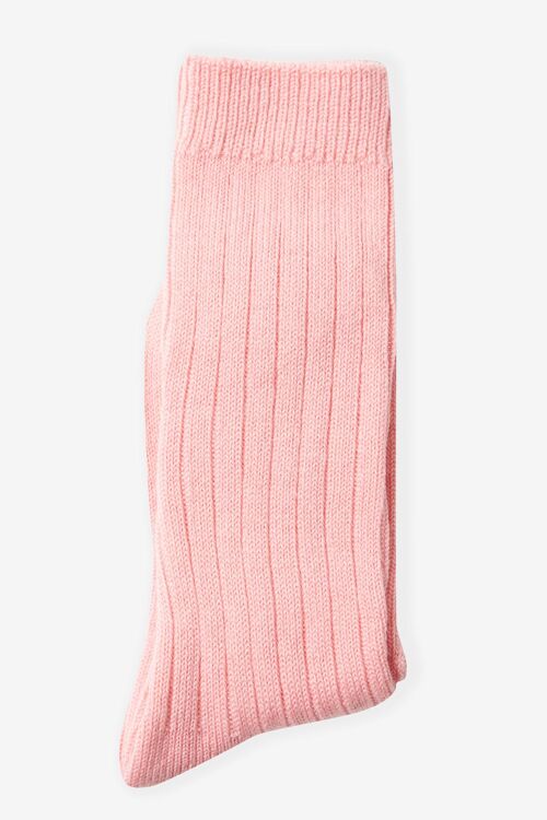 Luxury Bed Socks in Pink