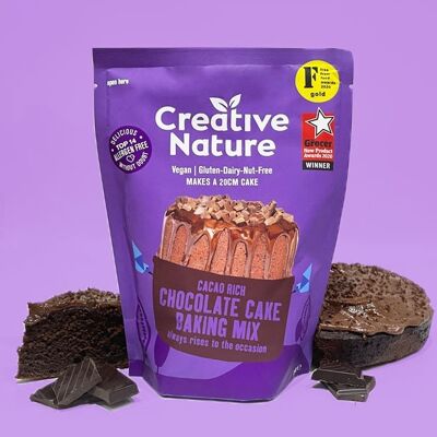 Vegan Cacao Rich Chocolate Cake Mix 300g x 6