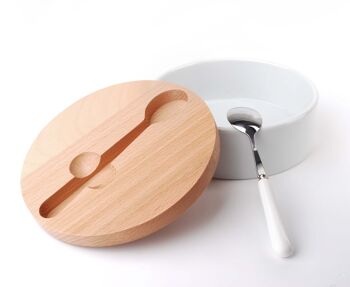 BASIC KITCHEN Sucrier avec cuillère 14,7 x 6 cm COOKINI 3