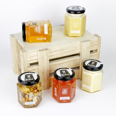 Best-seller Raw Honey Bundle - Miel d'acacia, de lavande et plus