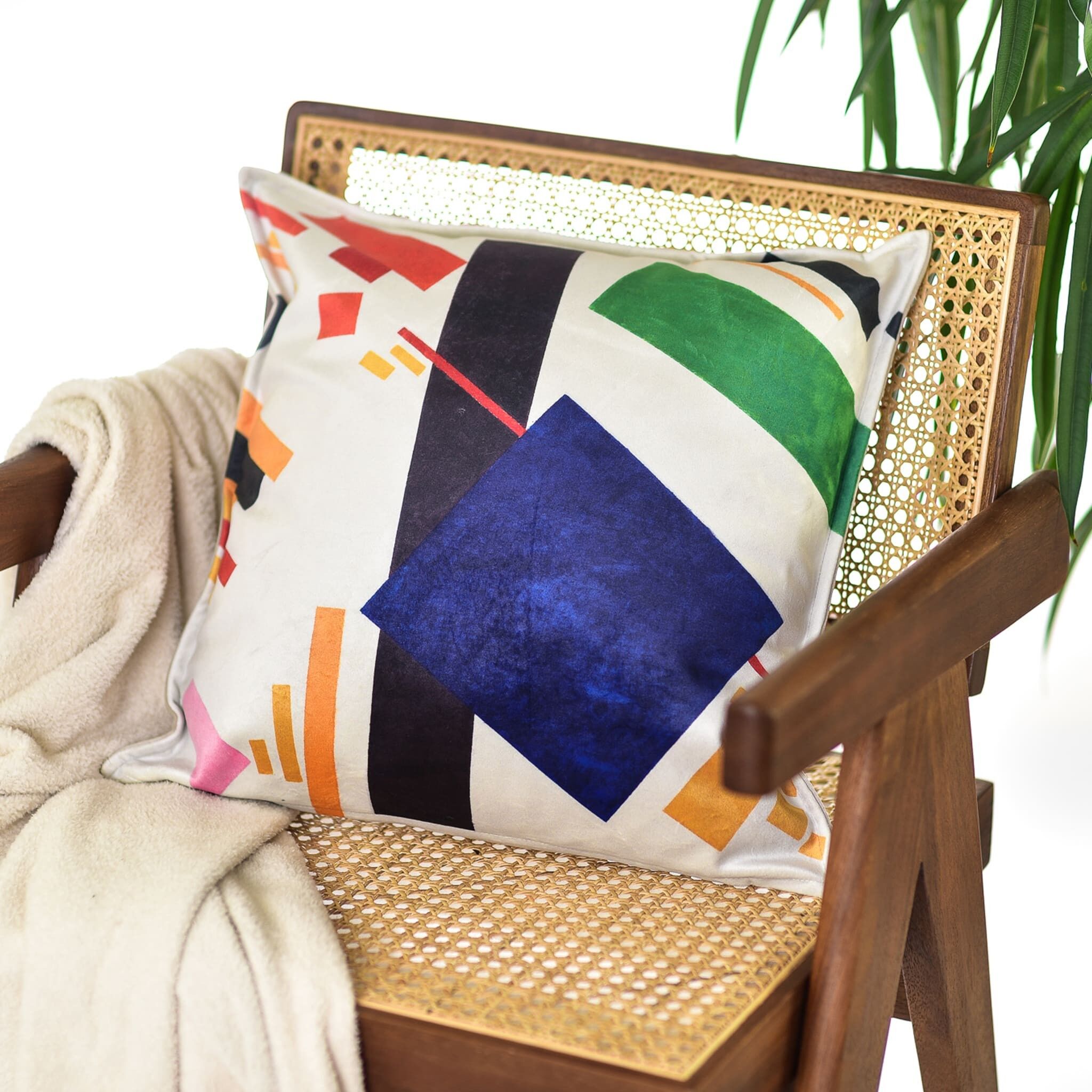 FEDERA CUSCINO KAZIMIR MALEVICH "COMPOSIZIONE SUPREMATISTA"