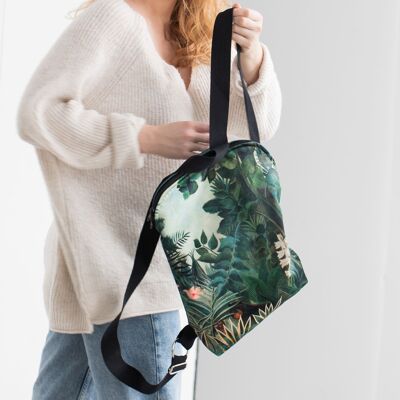 SAC A DOS MEDIUM HENRI ROUSSEAU "LA JUNGLE EQUATORIALE" 31 x 38 cm