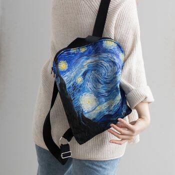 SAC À DOS MOYEN VINCENT VAN GOGH "NUIT ÉTOILÉE" 31 x 38 cm 2